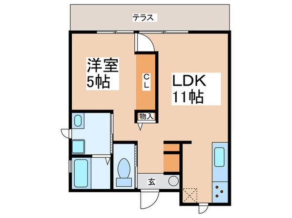 ガーデンヴィラ二日市の物件間取画像